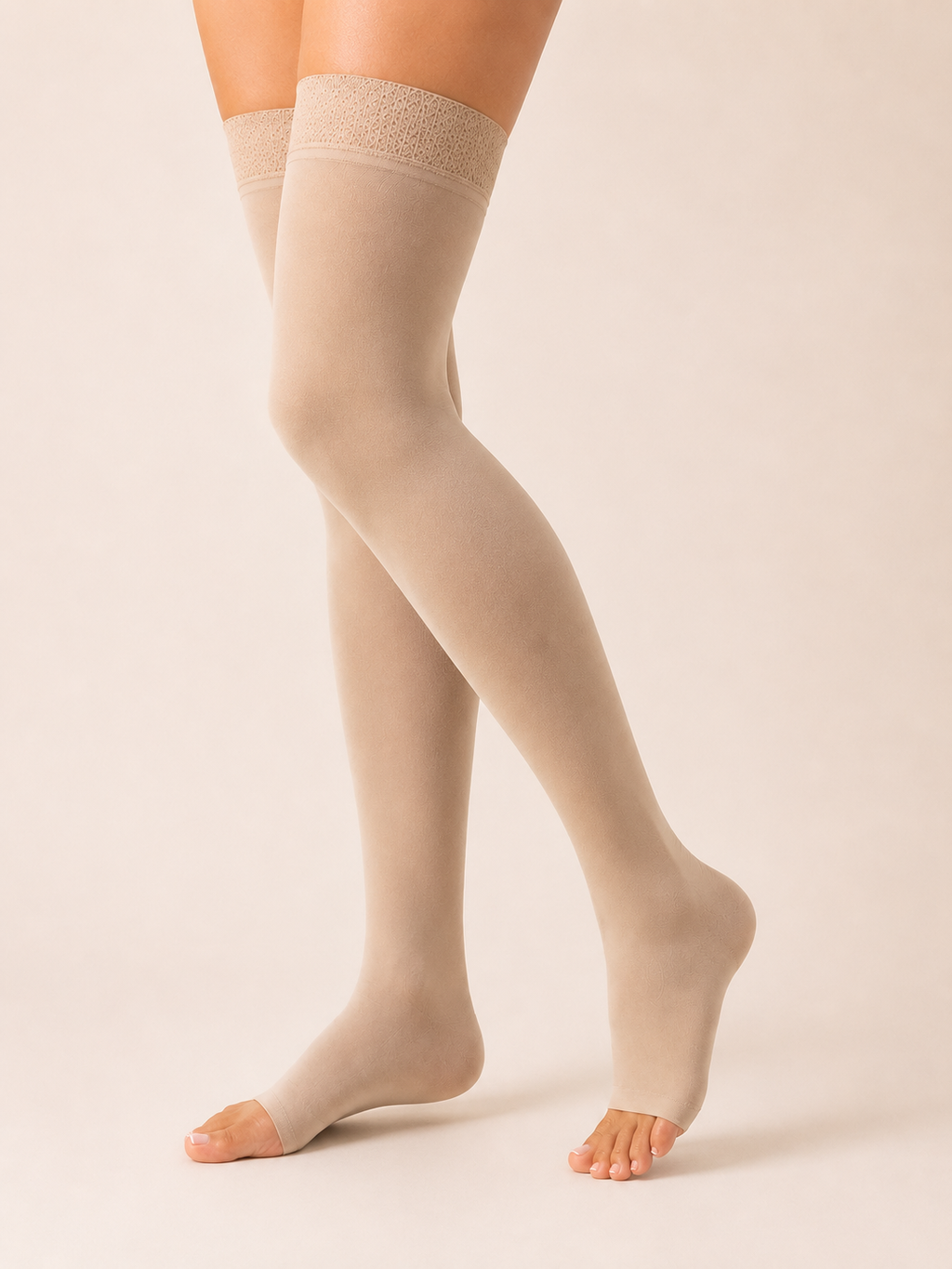 Meia Jobst Opaque 15-20 mmHg, 7/8 Meia Coxa