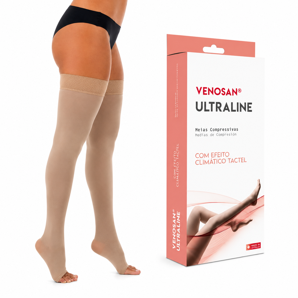 Meia Venosan 4000 Ultraline, 20-30 mmHg, 7/8 Meia Coxa