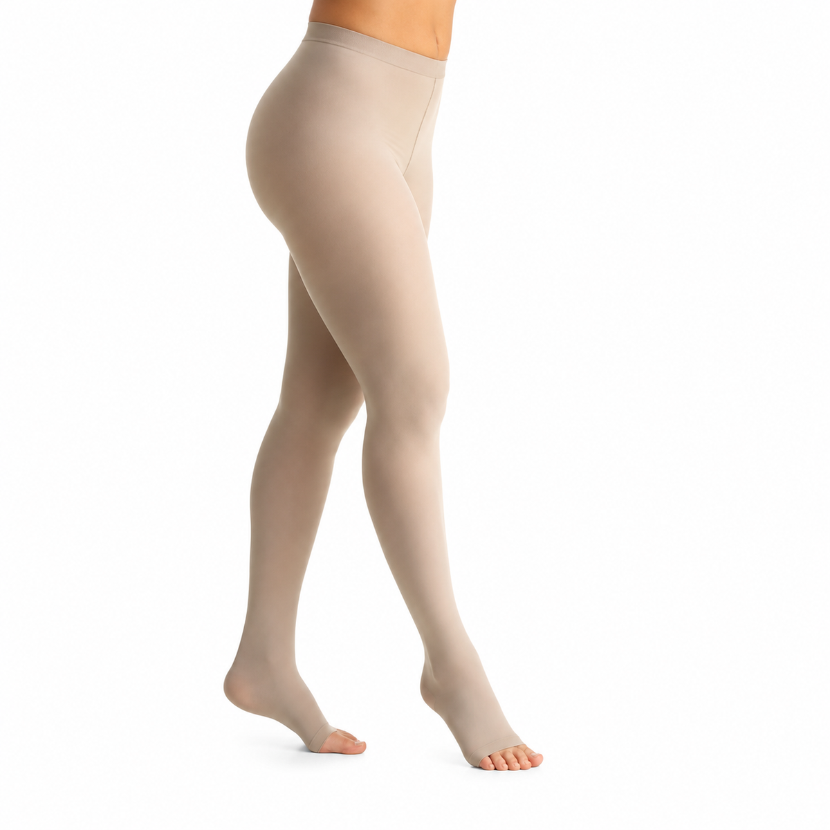 Meia Sigvaris Select Comfort, 20-30 mmHg, Meia Calça Cor: Natural