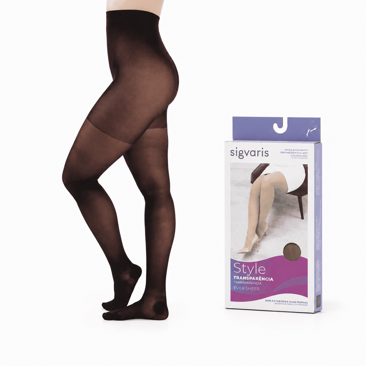 Meia Calça, Sigvaris Ever Sheer, 20-30 mmHg,