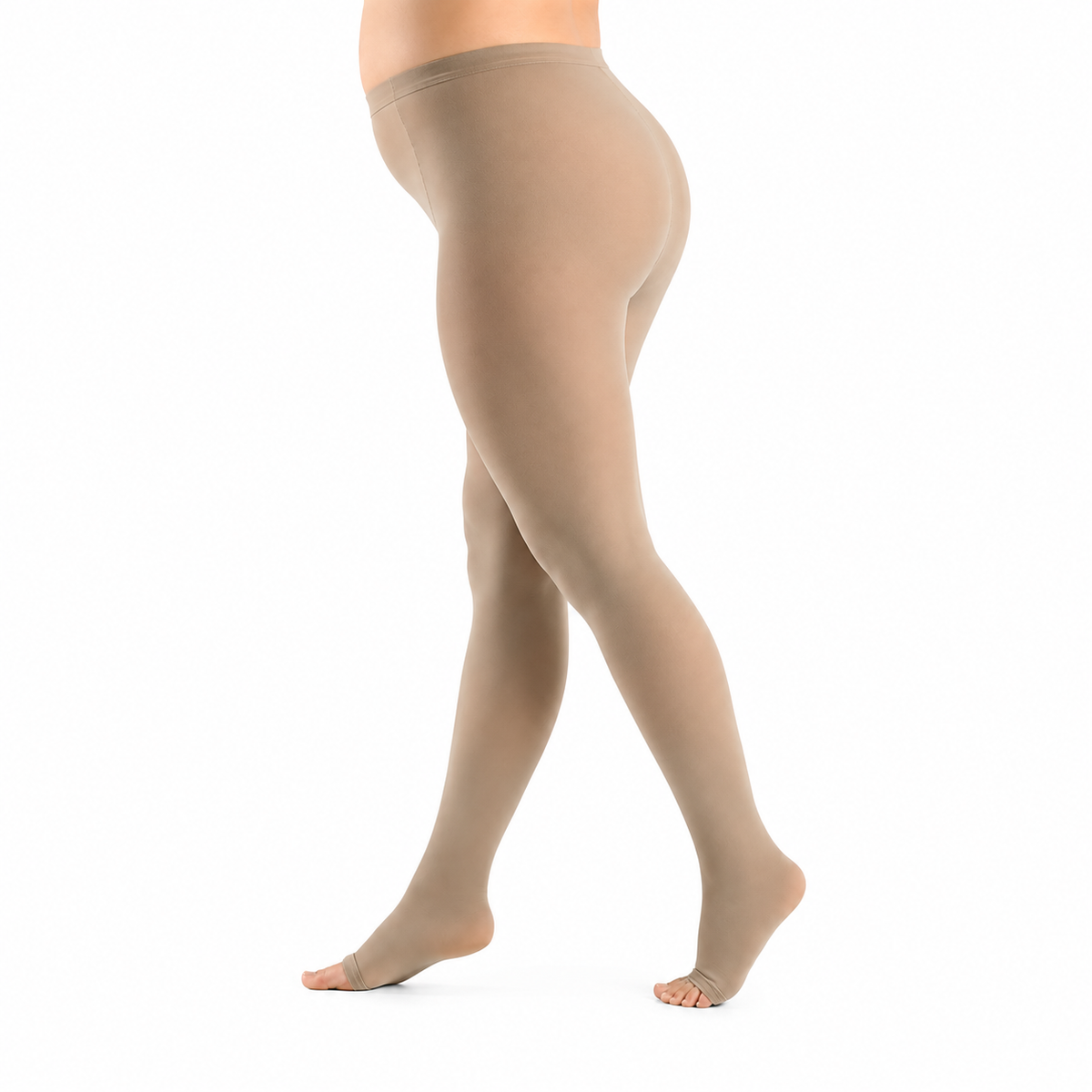 Meia Sigvaris Select Comfort, 20-30 mmHg Gestante Cor: Natural
