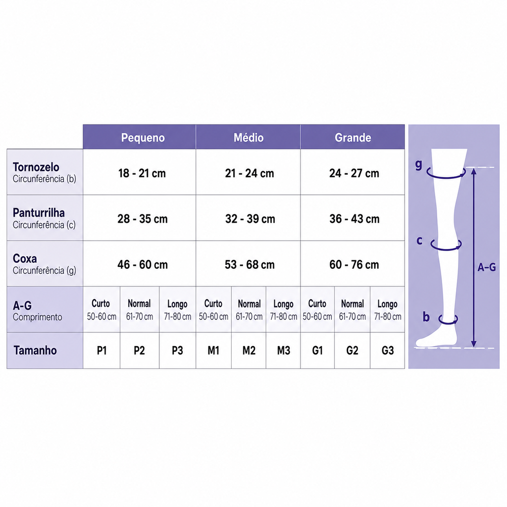 Meia Sigvaris Select Comfort, 20-30 mmHg Gestante