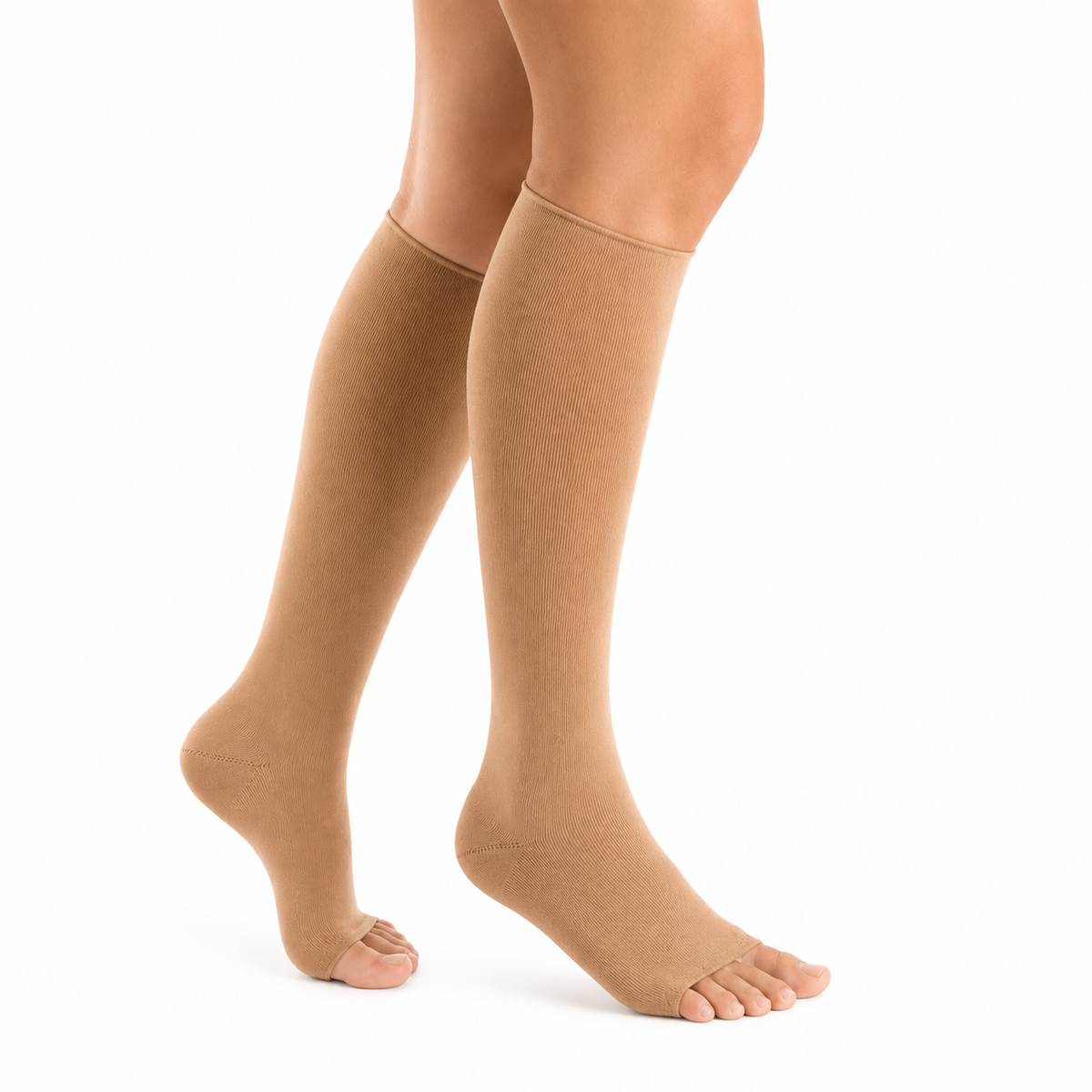 Meia Venosan Flat Strong, 30-40 mmHg, Malha Plana, 3/4 Panturrilha