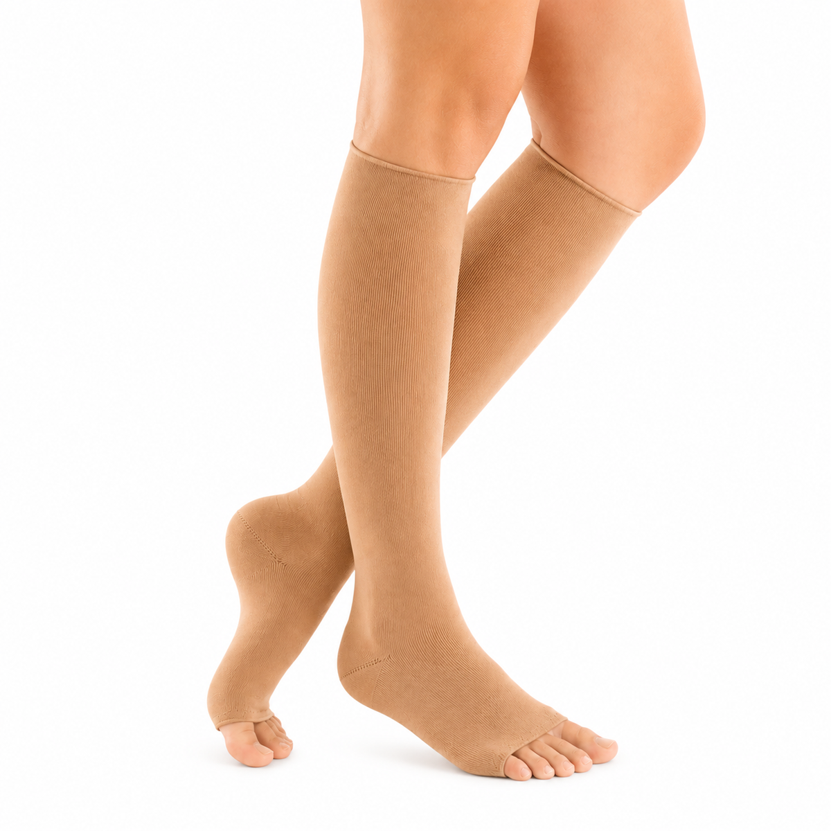 Meia Venosan Flat Strong, 30-40 mmHg, Malha Plana, 3/4 Panturrilha