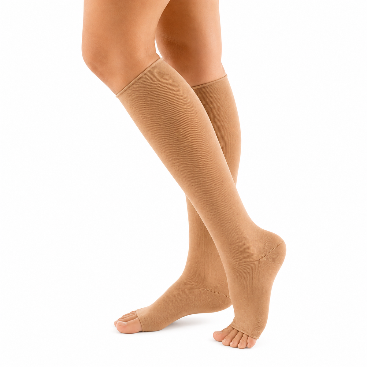 Meia Venosan Flat Strong, 30-40 mmHg, Malha Plana, 3/4 Panturrilha