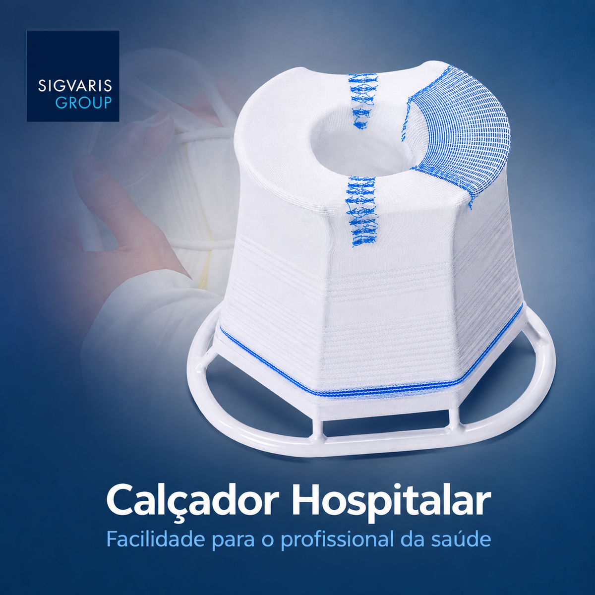 Calçador para Meia de Compressão Sigvaris Hospitalar