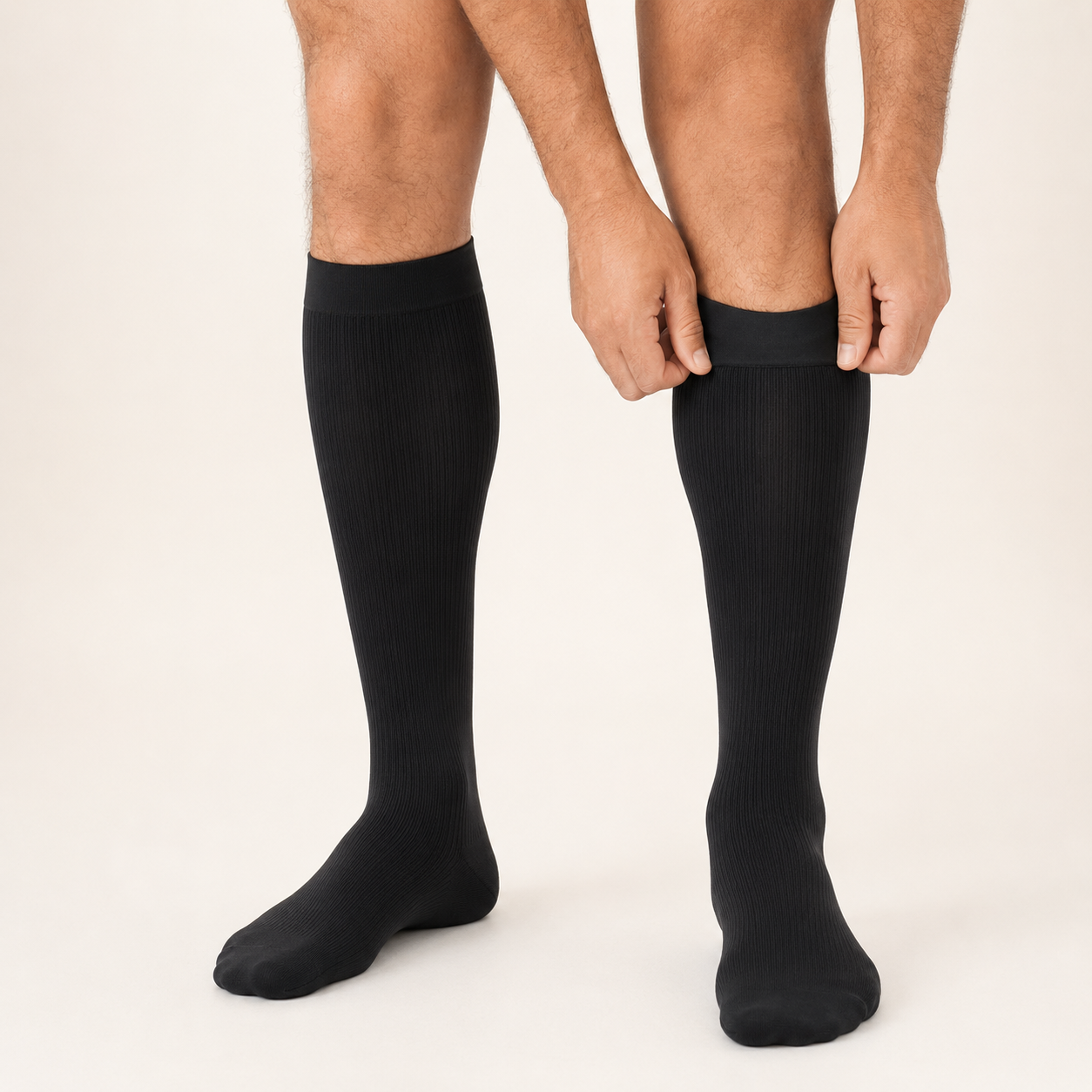 Meia Jobst For Men 20-30 mmHg, 3/4 Panturrilha