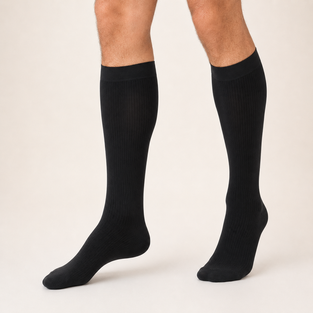 Meia Jobst For Men 20-30 mmHg, 3/4 Panturrilha