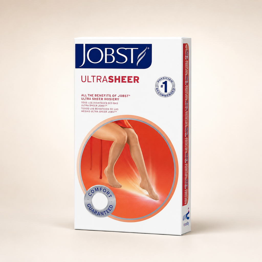 Meia Jobst UltraSheer, 15-20 mmHg, 3/4 Panturrilha