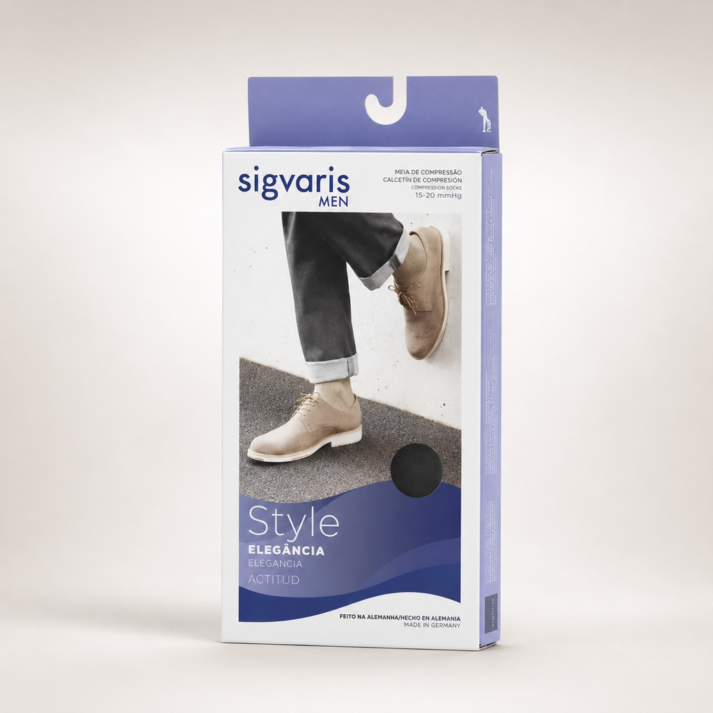 Meia Sigvaris Actitud, 15-20 mmHg, 3/4 Panturrilha