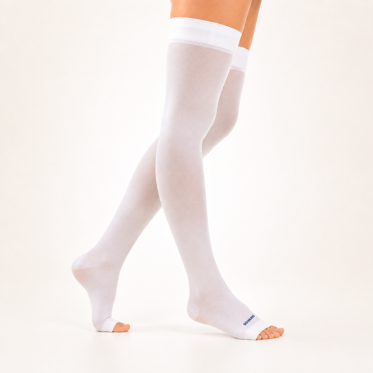 Meia Antitrombo Sigvaris, 18-23 mmHg, 7/8 Meia Coxa
