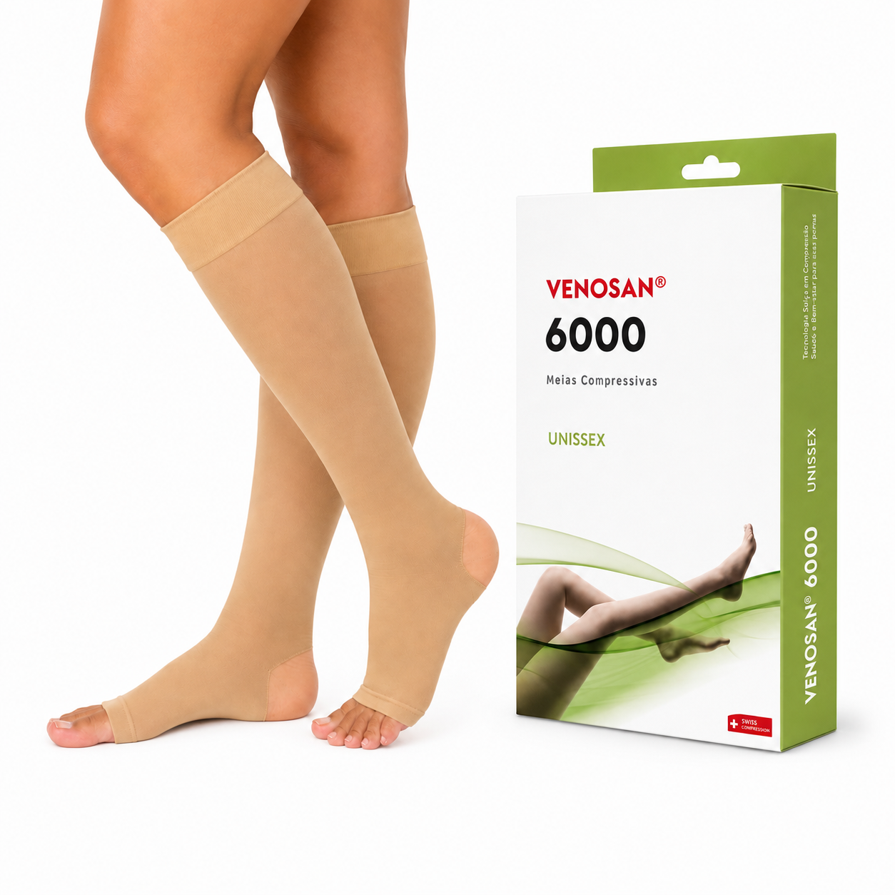Meia Venosan 6000, 20-30 mmHg, 3/4 Panturrilha