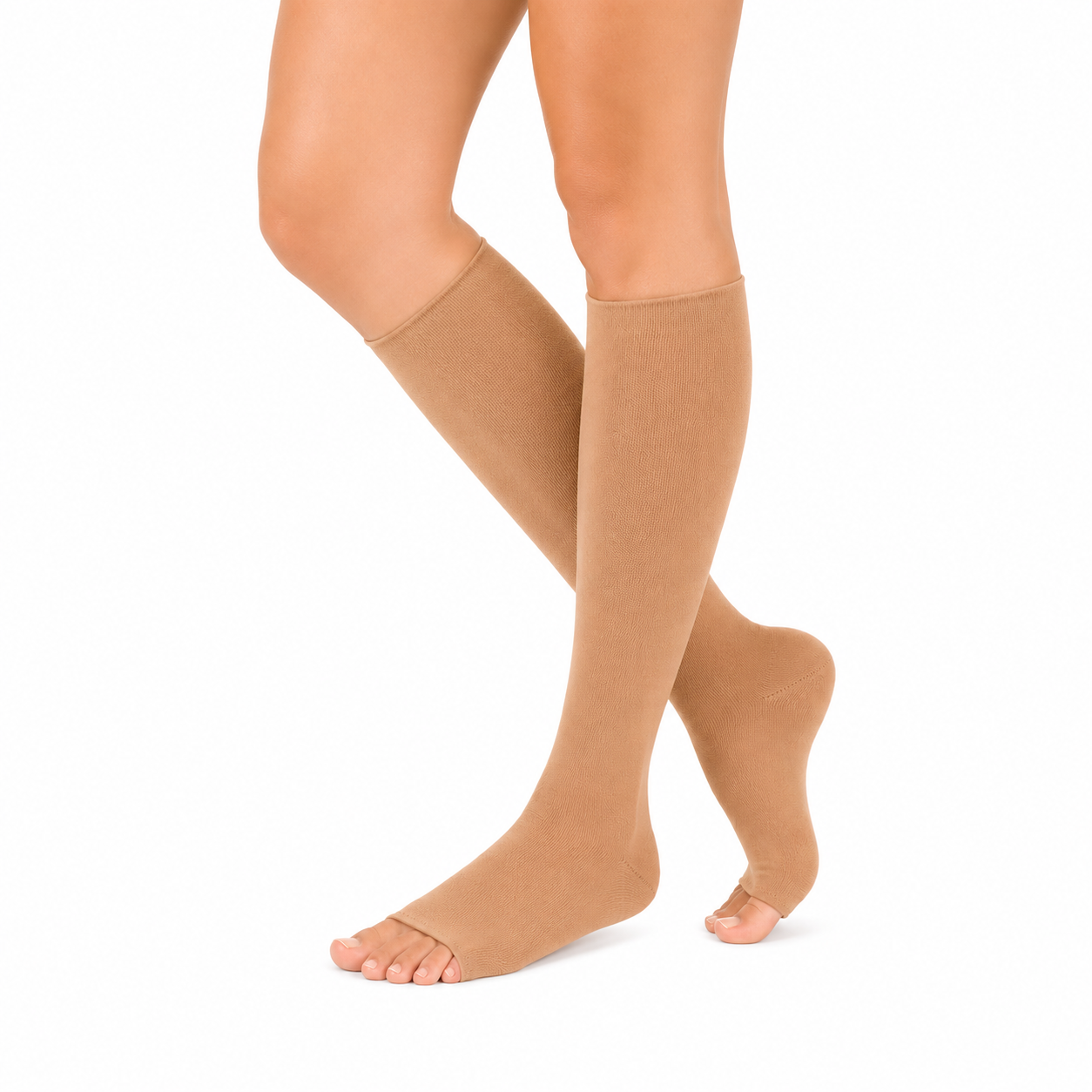 Meia Venosan Flat Soft, 20-30 mmHg, Malha Plana, 3/4 Panturrilha