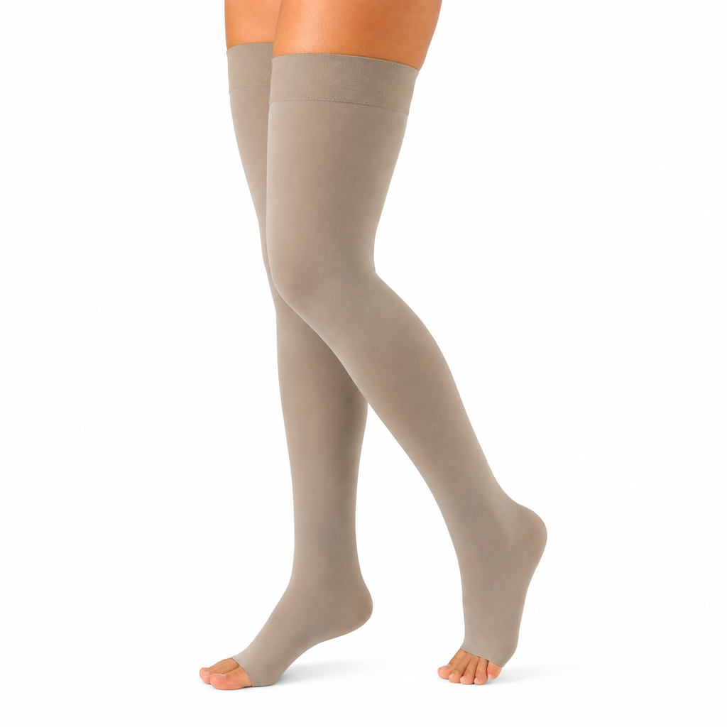 Sigvaris Meia Sigvaris Select Comfort, 20-30 mmHg, 7/8 Meia Coxa