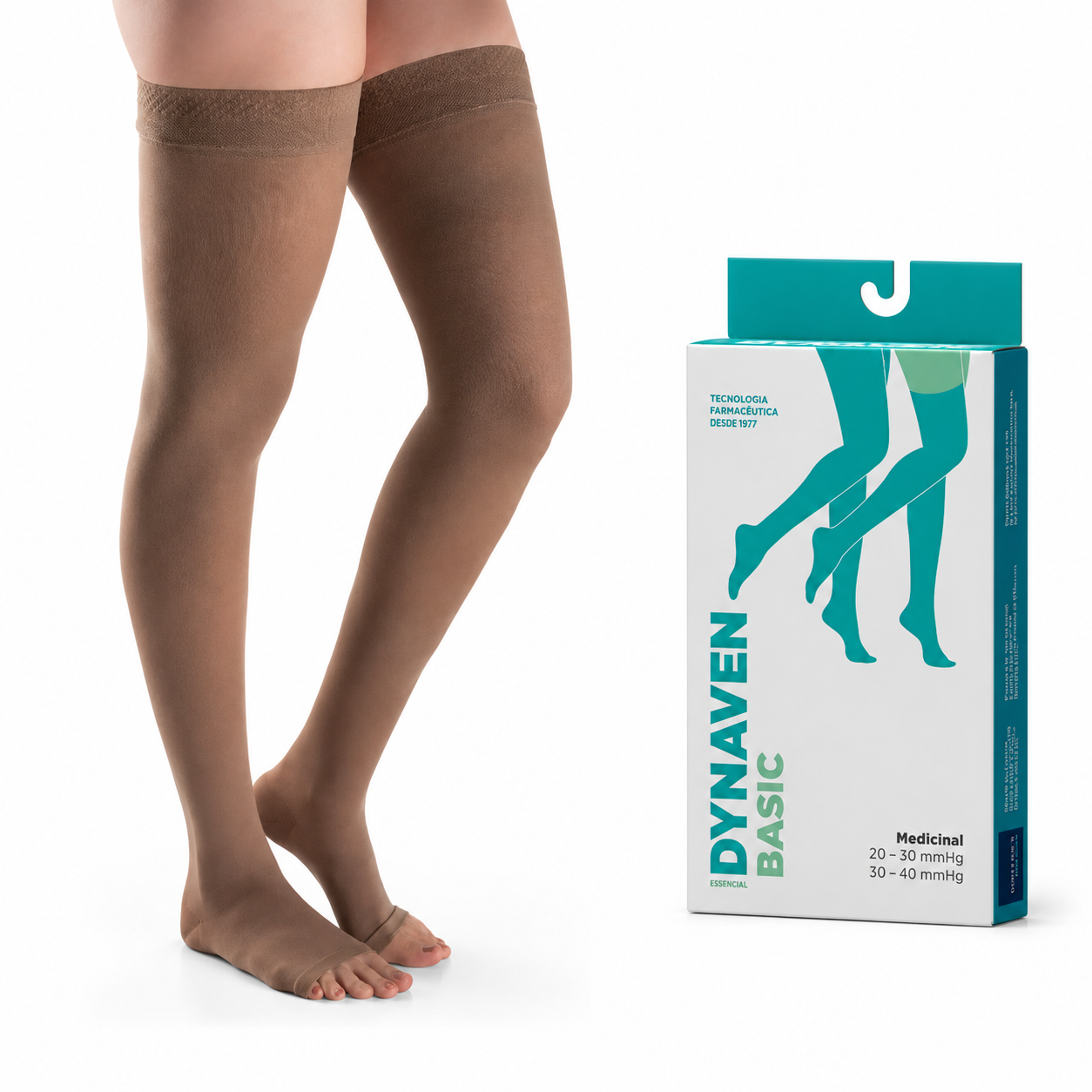 Meia Sigvaris Basic, 20-30 mmHg, Meia Coxa