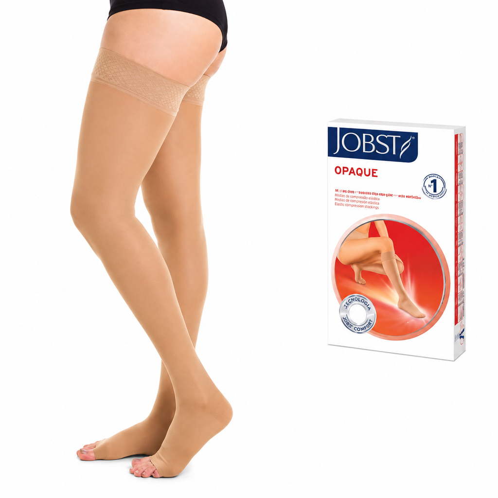 Meia Jobst Opaque 15-20 mmHg, 7/8 Meia Coxa