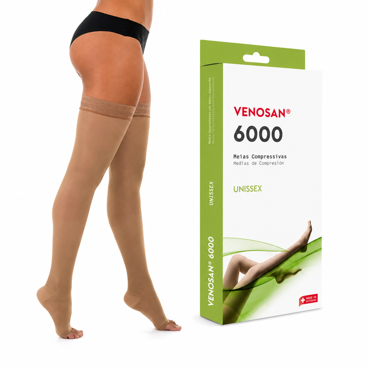 Meia Venosan 6000, 20-30 mmHg, 7/8 Meia Coxa