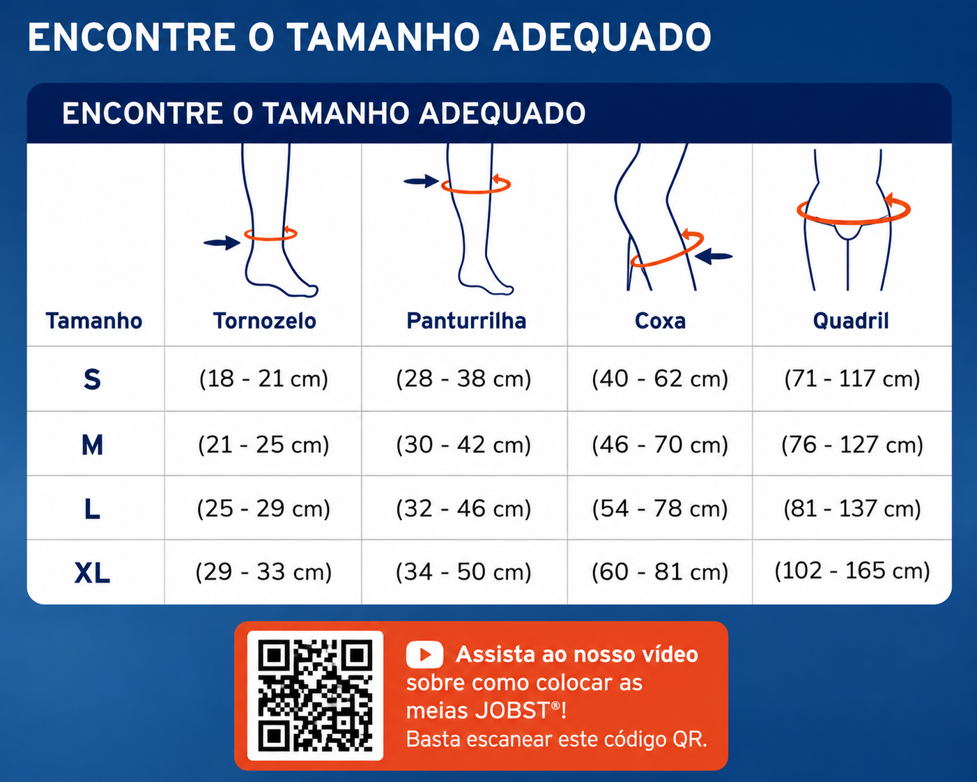 Meia Jobst Opaque 15-20 mmHg, 7/8 Meia Coxa